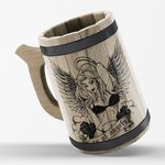 武藏木质啤酒杯