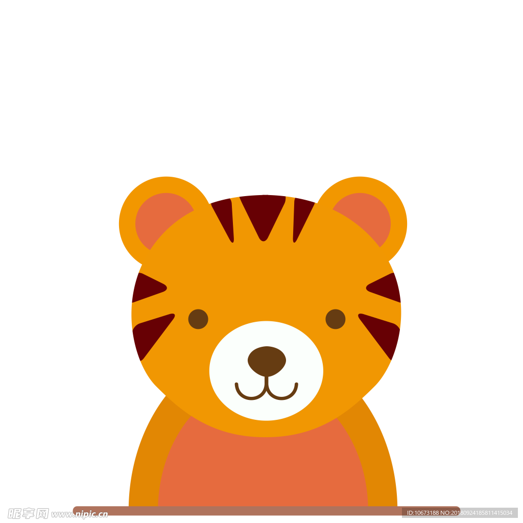透明底老虎