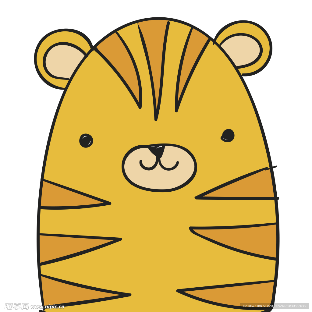 卡通老虎