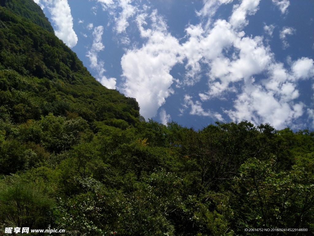 美丽的高山风景