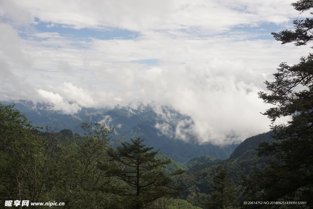 壮丽的大山风光