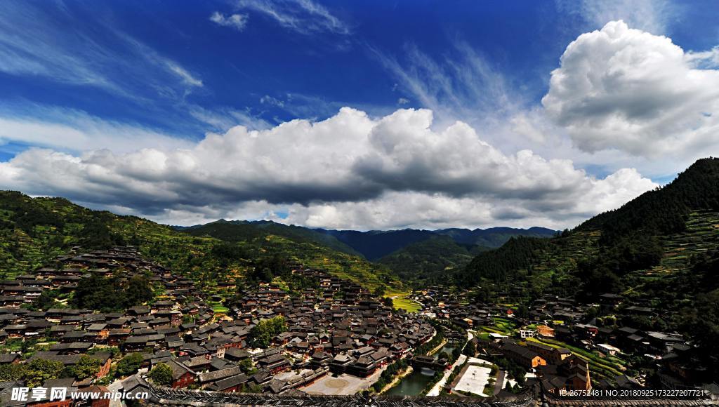 古建筑居民地