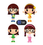 卡通女孩