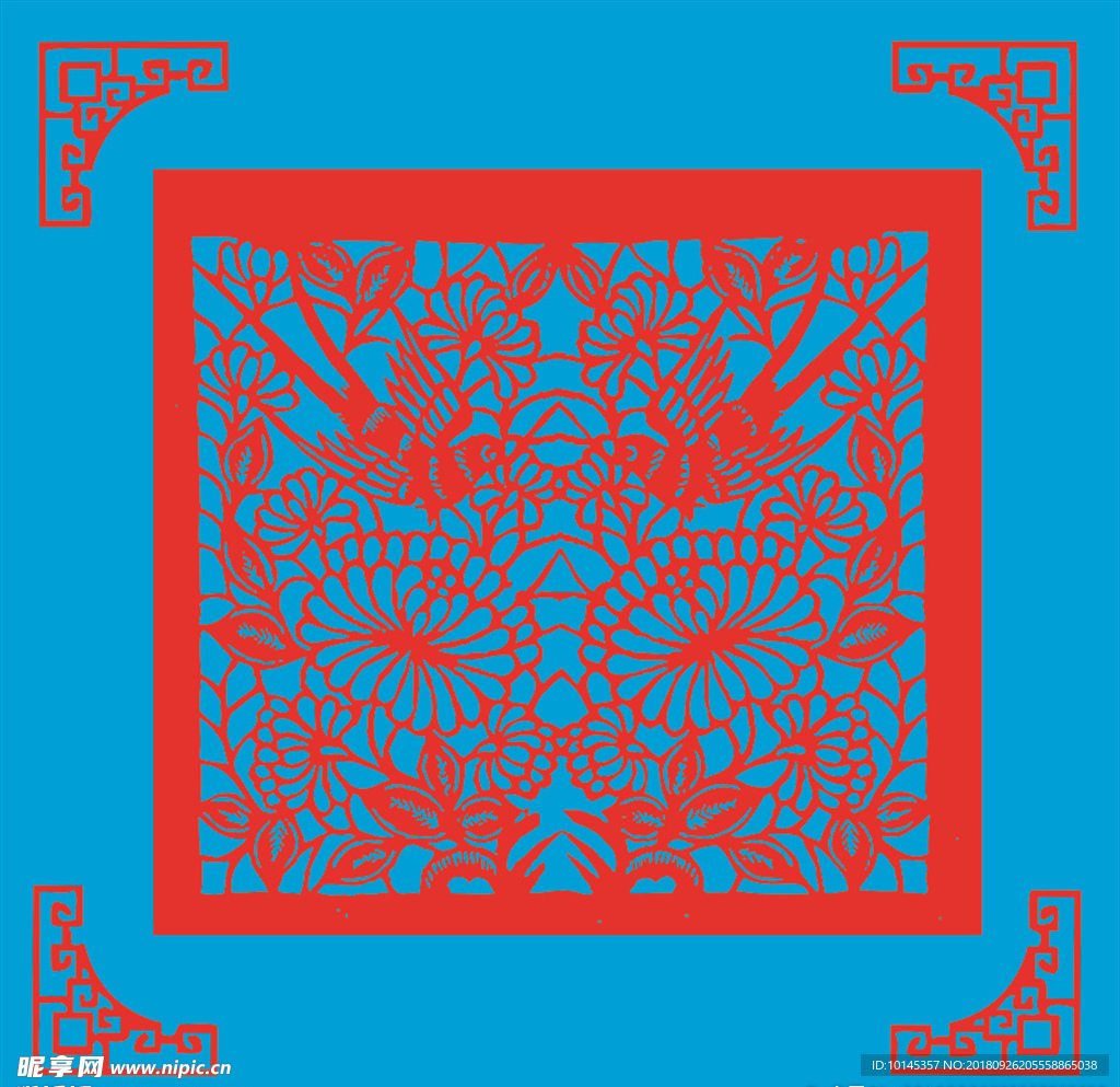 花鸟剪纸