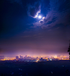 夜景 城市 夜空 繁华 俯瞰城