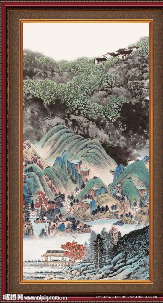 山水画 山水风景 巨幅山水画