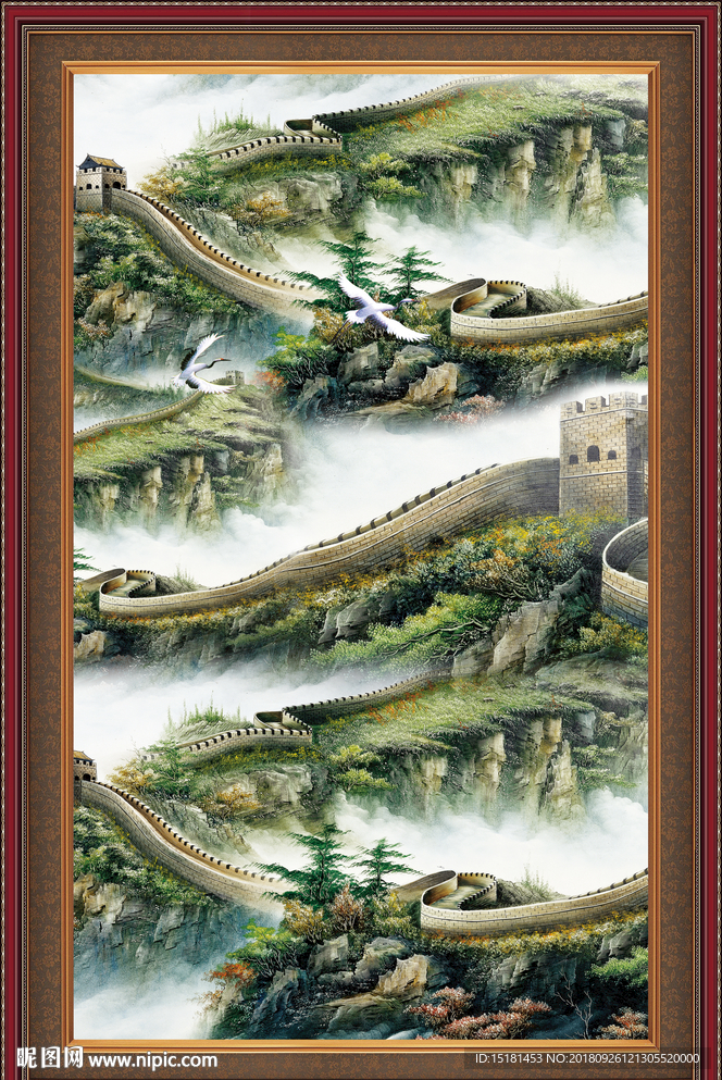 山水画 山水风景 巨幅山水画