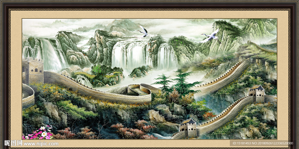 长城 国画长城