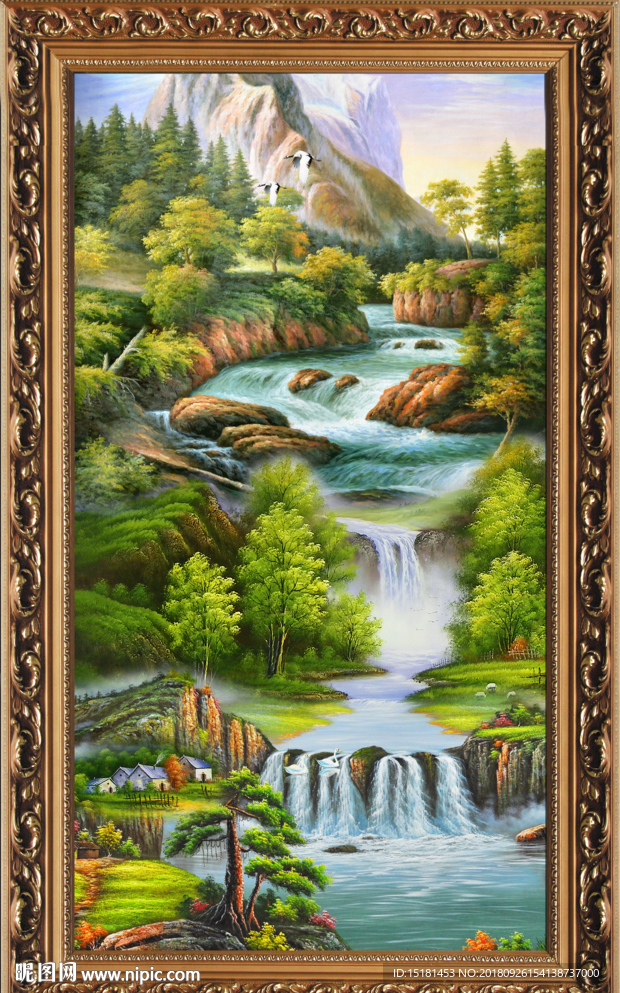 乡村油画