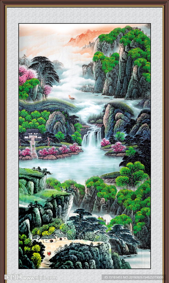 巨幅山水画