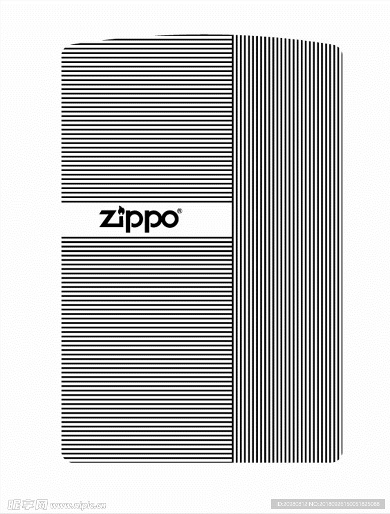 zippo 条纹款