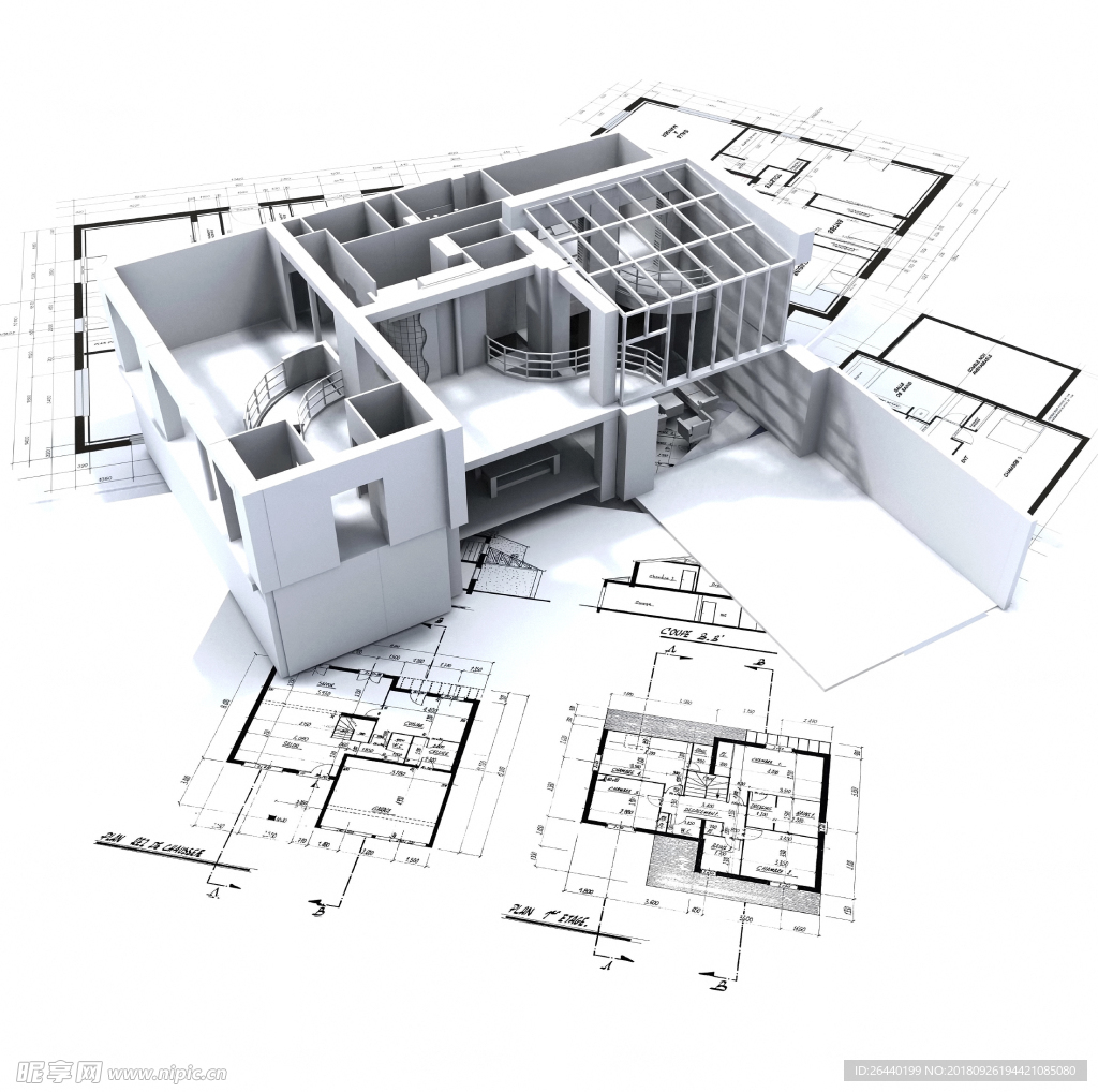 建筑 工地 设计图 木屋 房子