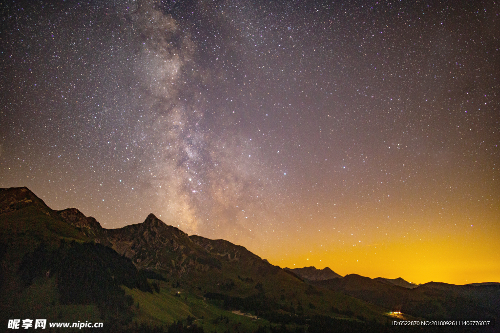 星空 璀璨星空 星空背景