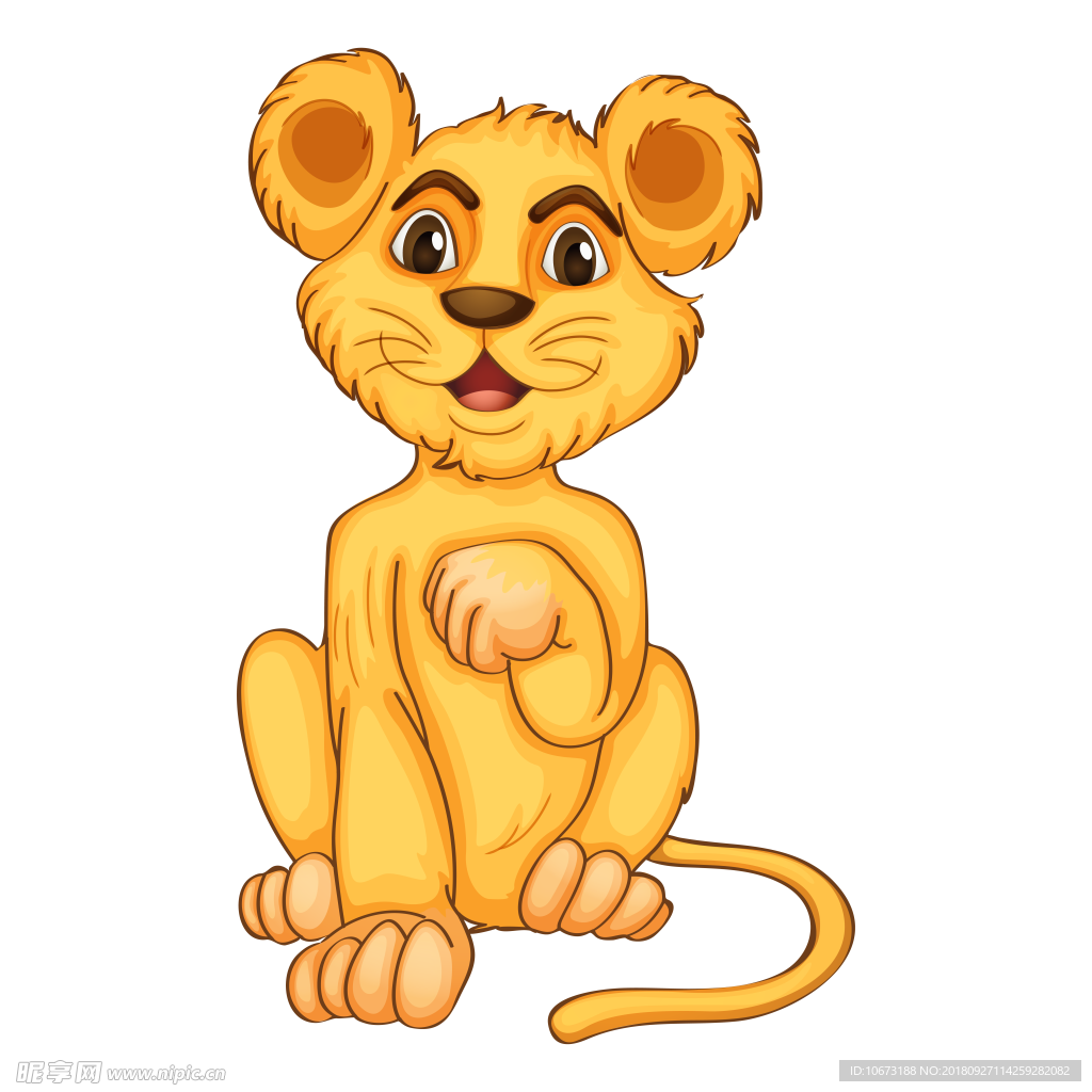 卡通狮子图片