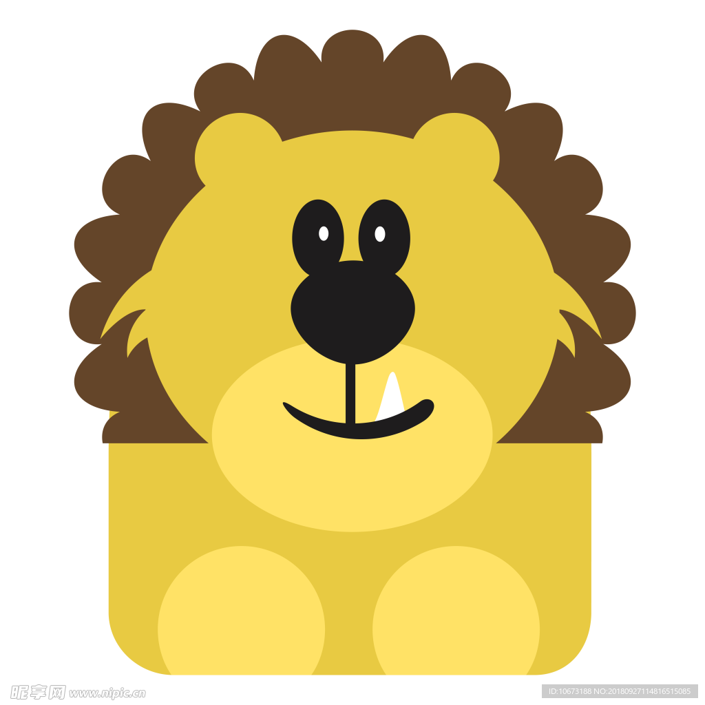 卡通狮子图片