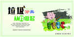 垃圾分类展板