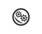 齿轮标签logo