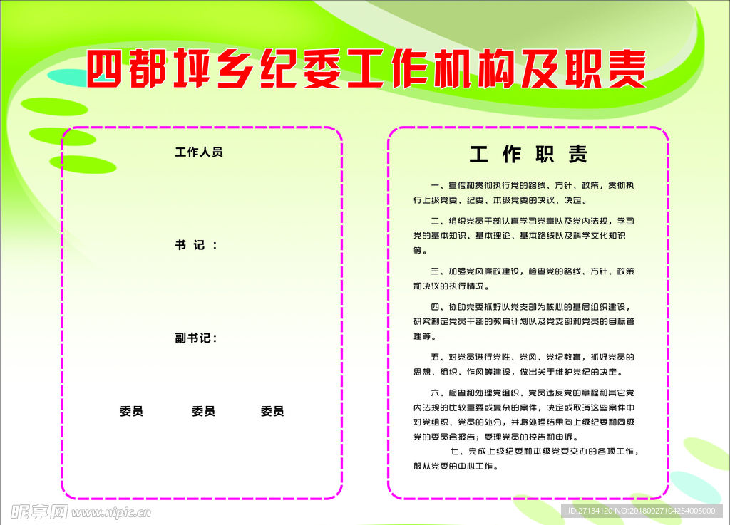 职责牌