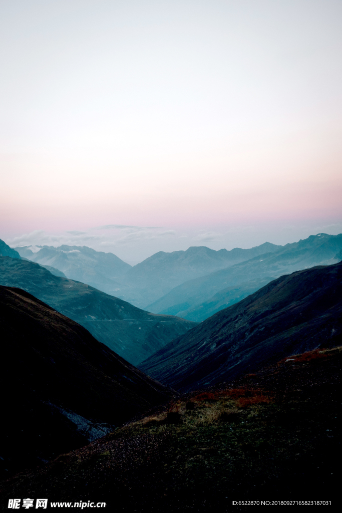 群山风景 群山黎明景色