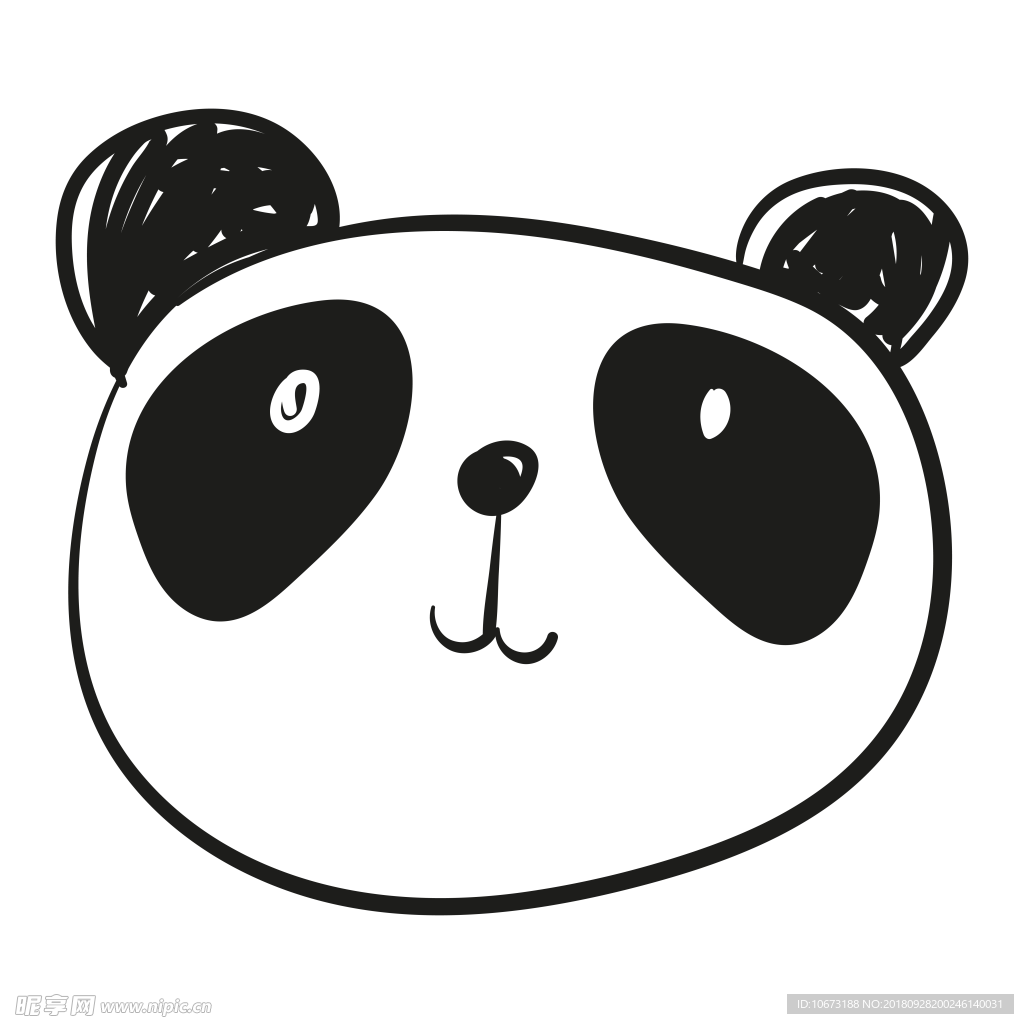 透明底熊猫