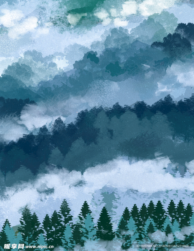 山脉背景