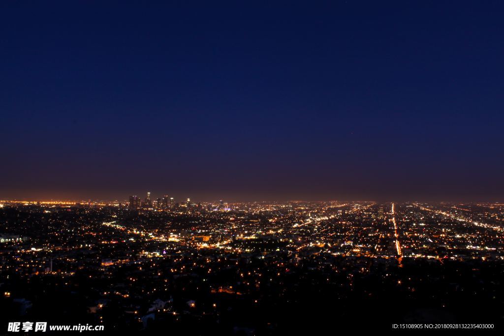 灯火辉煌夜景