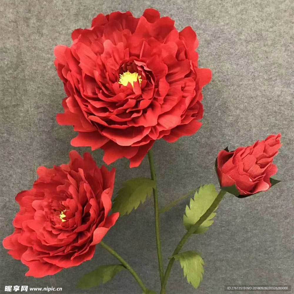 精致小红花图片