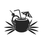 夏季鸡尾酒图标