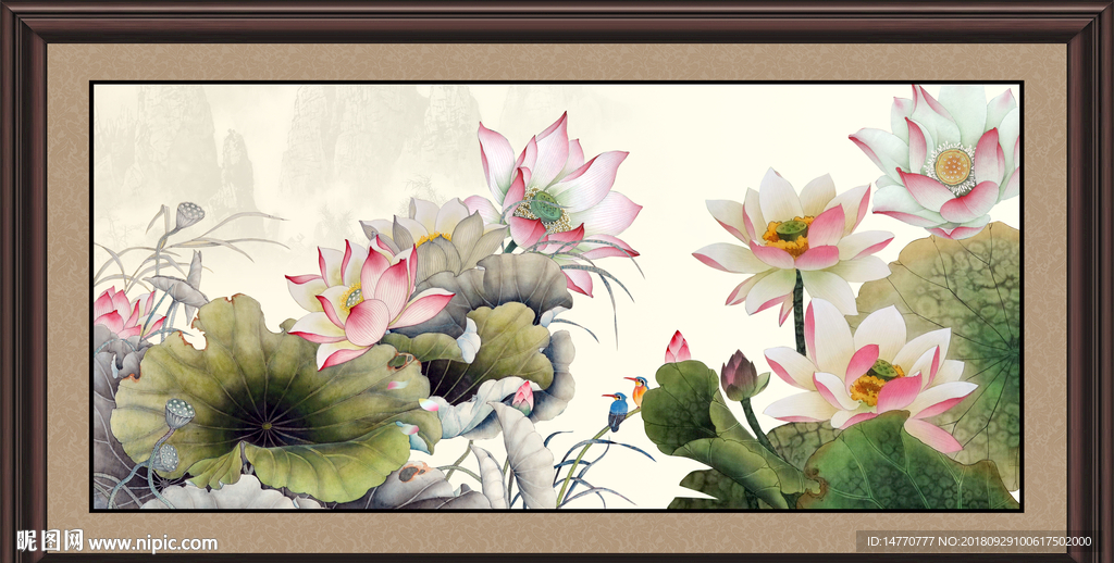 荷花图