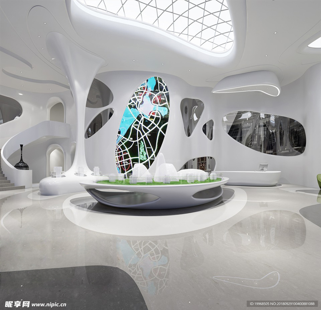 展厅模型