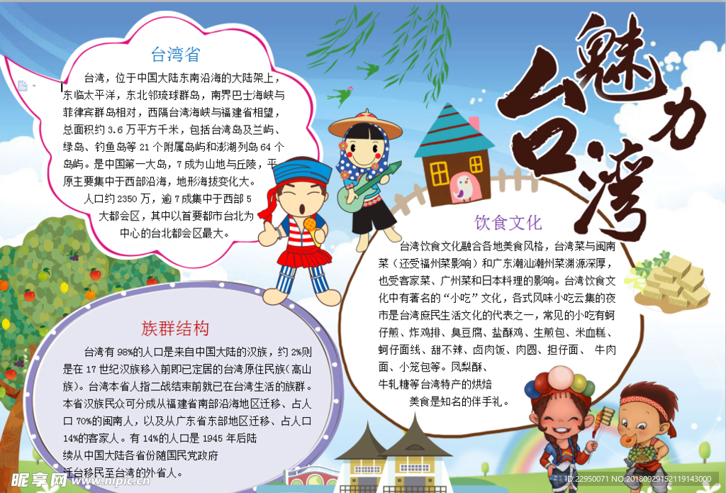 旅游小报