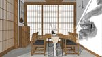 日式茶室榻榻米