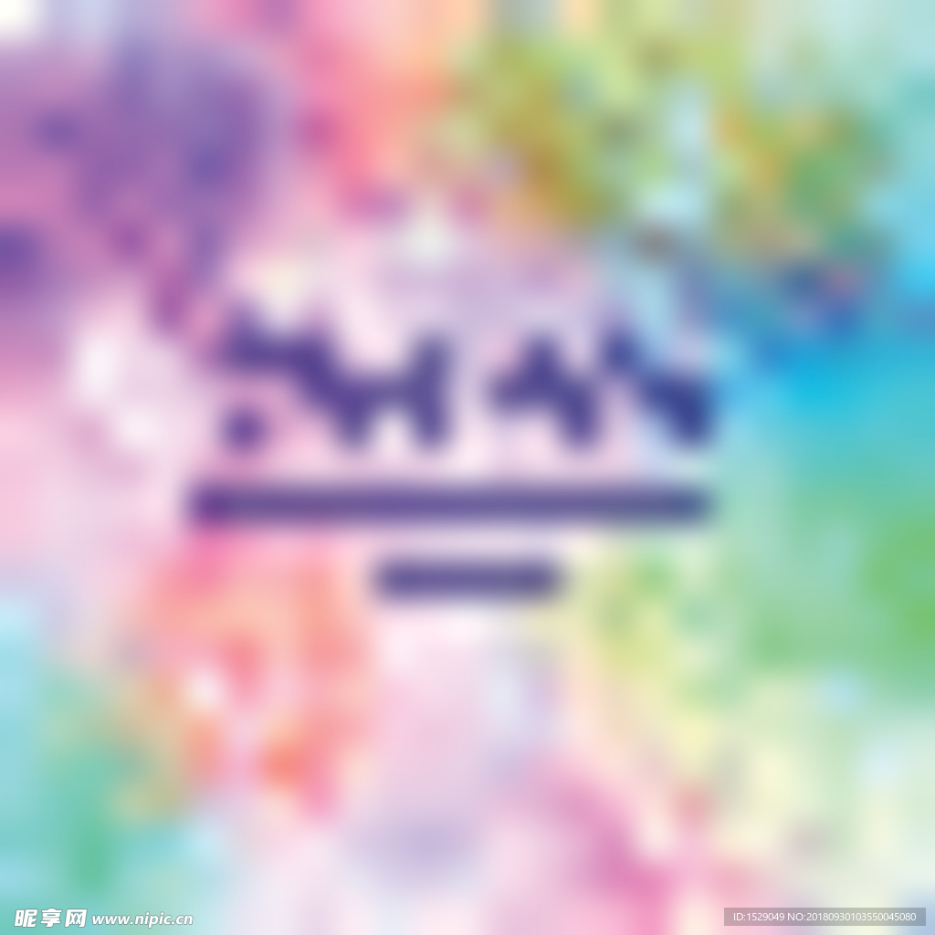 水彩墨迹