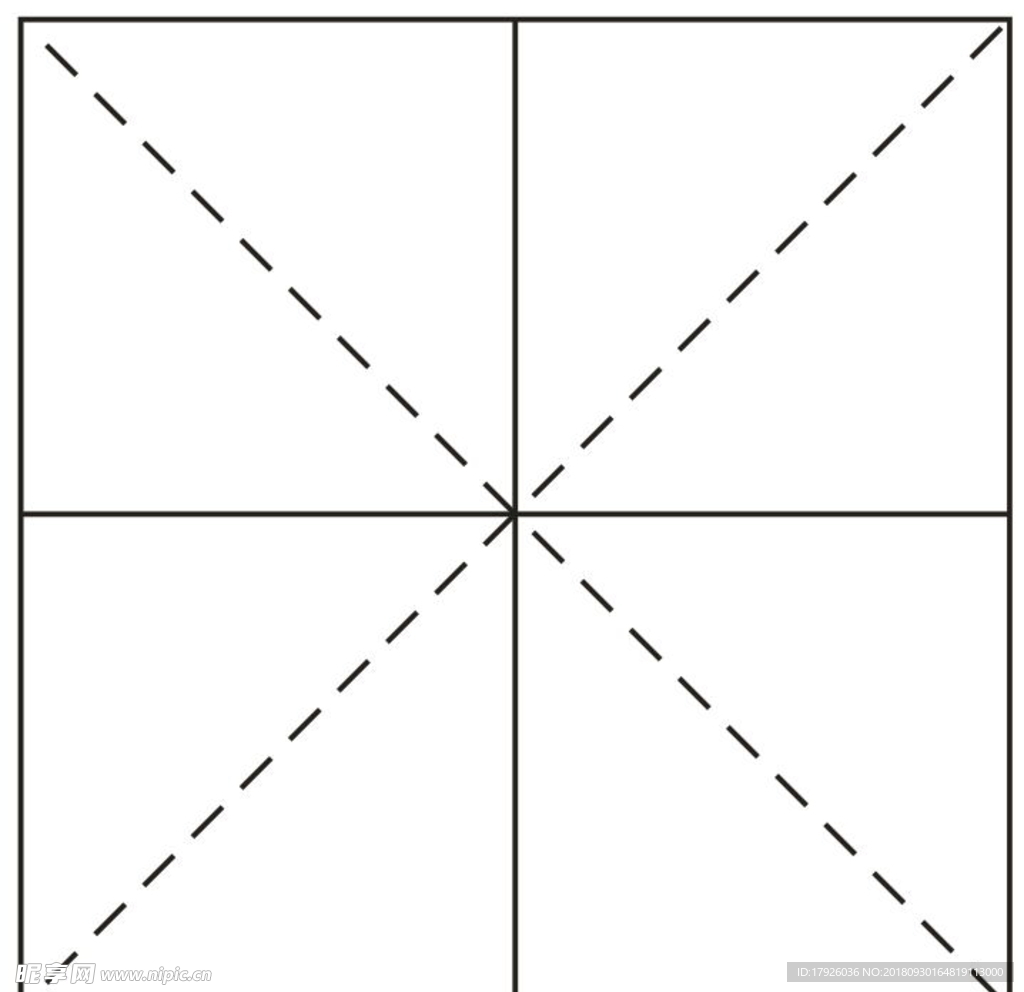 米字格设计图