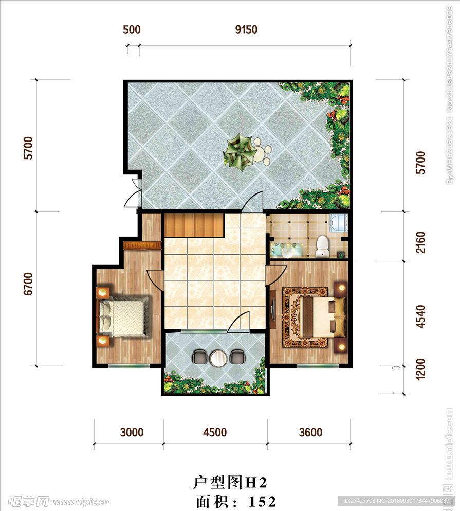 阁楼户型图