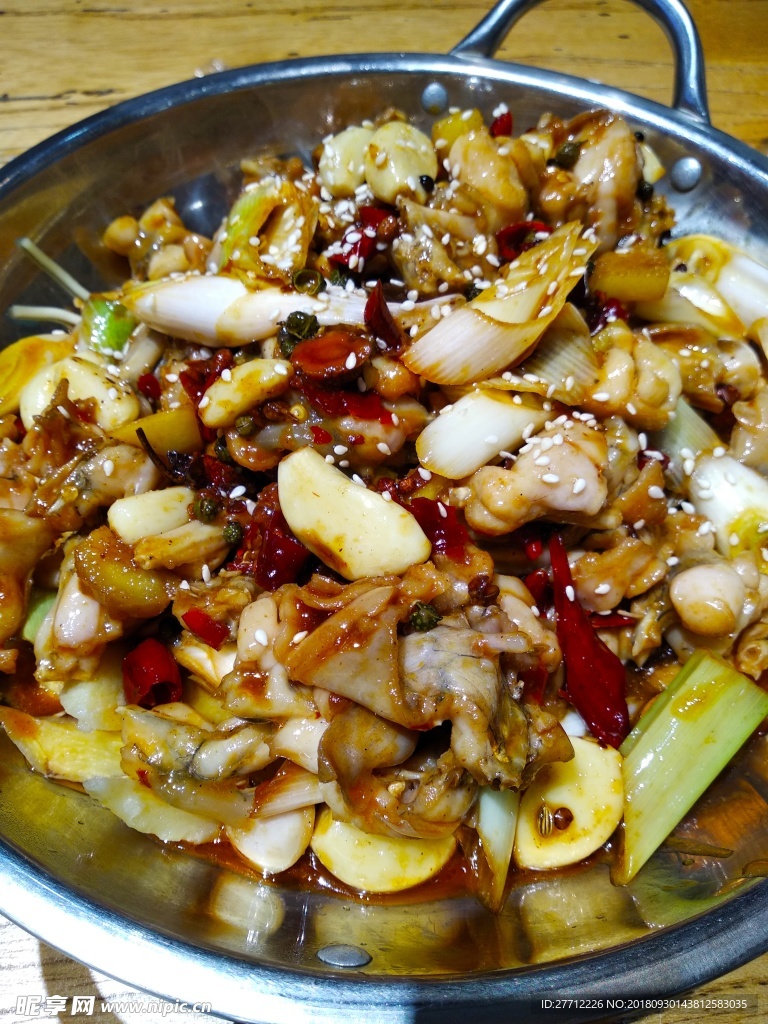 干锅牛蛙