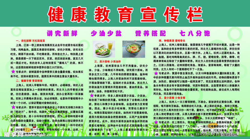 健康教育宣传栏