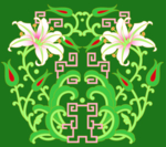 古典百合花纹
