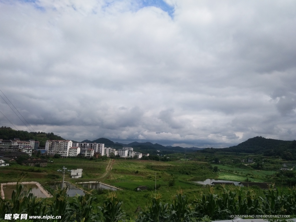 田园小镇 农村 户外 自然