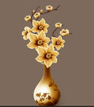 浮雕花瓶