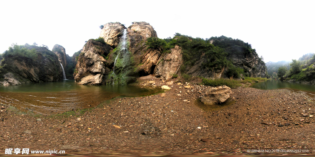 辽宁龙潭大峡谷720度全景