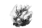 水墨龙形1