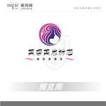 美容标志 美发标志 女性