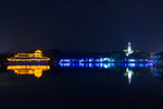 惠州西湖夜晚景色