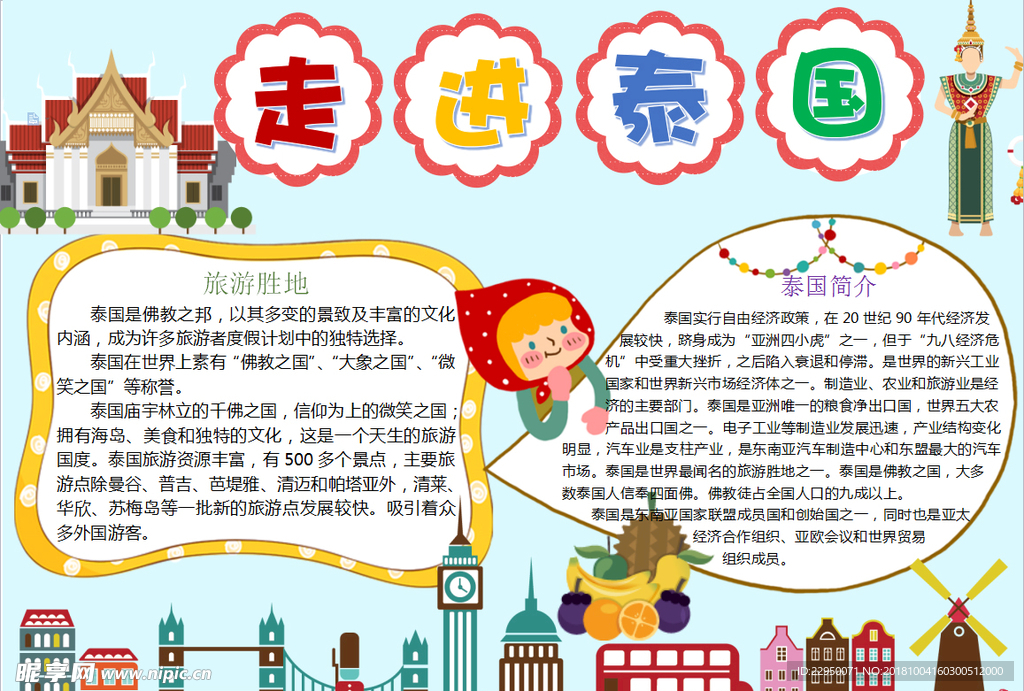 旅游小报