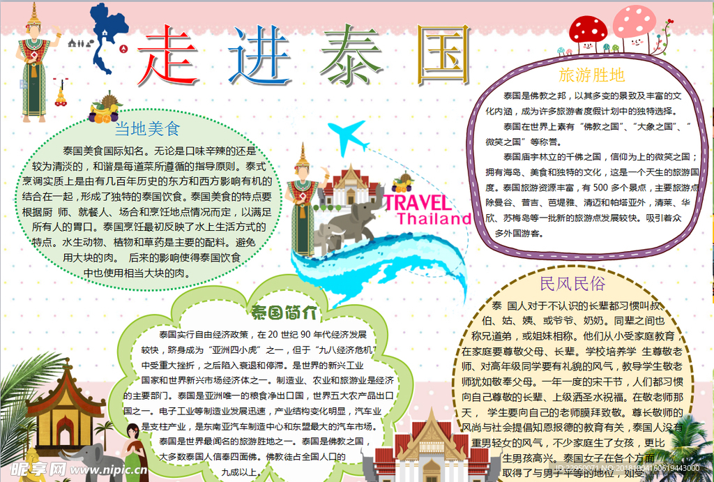 旅游小报