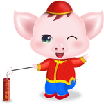2019年猪年卡通人物