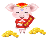 2019年猪年卡通人物
