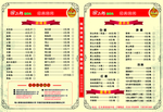 孙二郞烤骨头菜单
