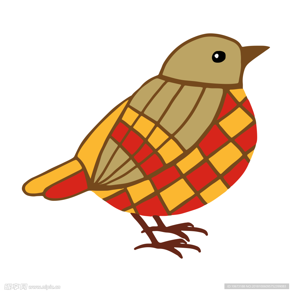 卡通鸟